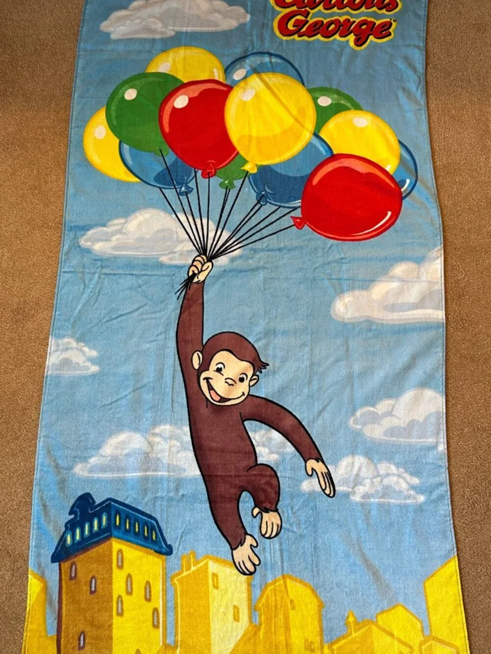 Curious George Beach Towel 30